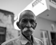 man with a hole